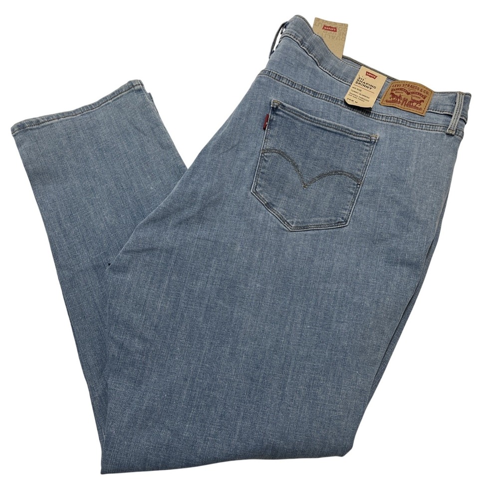 Levis Jeans Womens 26W 311 Shaping Skinny Light Wash Denim Tummy Slimming Casual